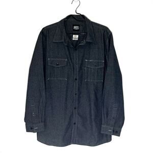 Key Men's button front shirt with collar Size XL casual, sexy  #80